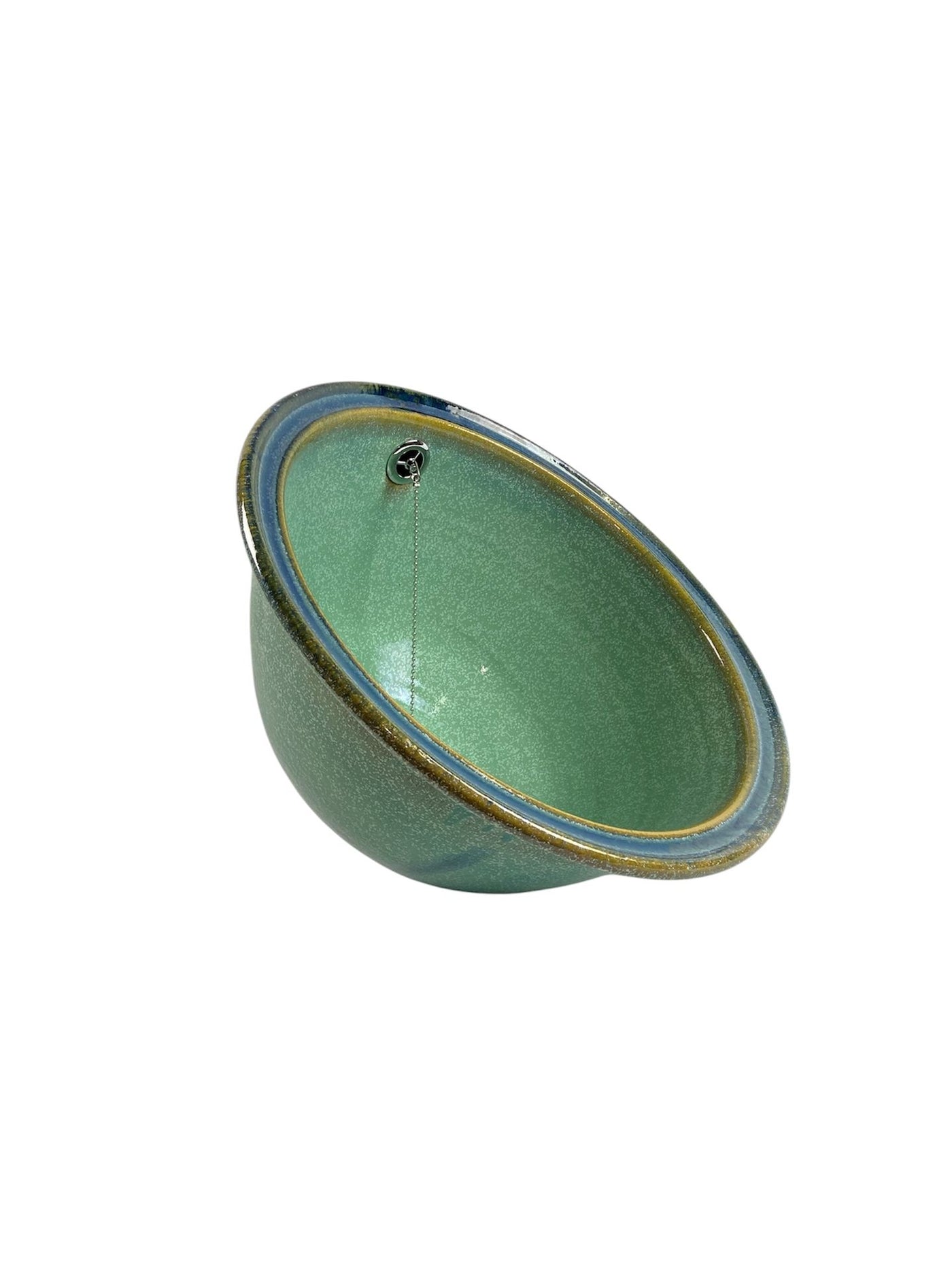 P2 Lg Wash Hand Basin (Double Glaze) (5011GR2_3) Louis Mulcahy Pottery