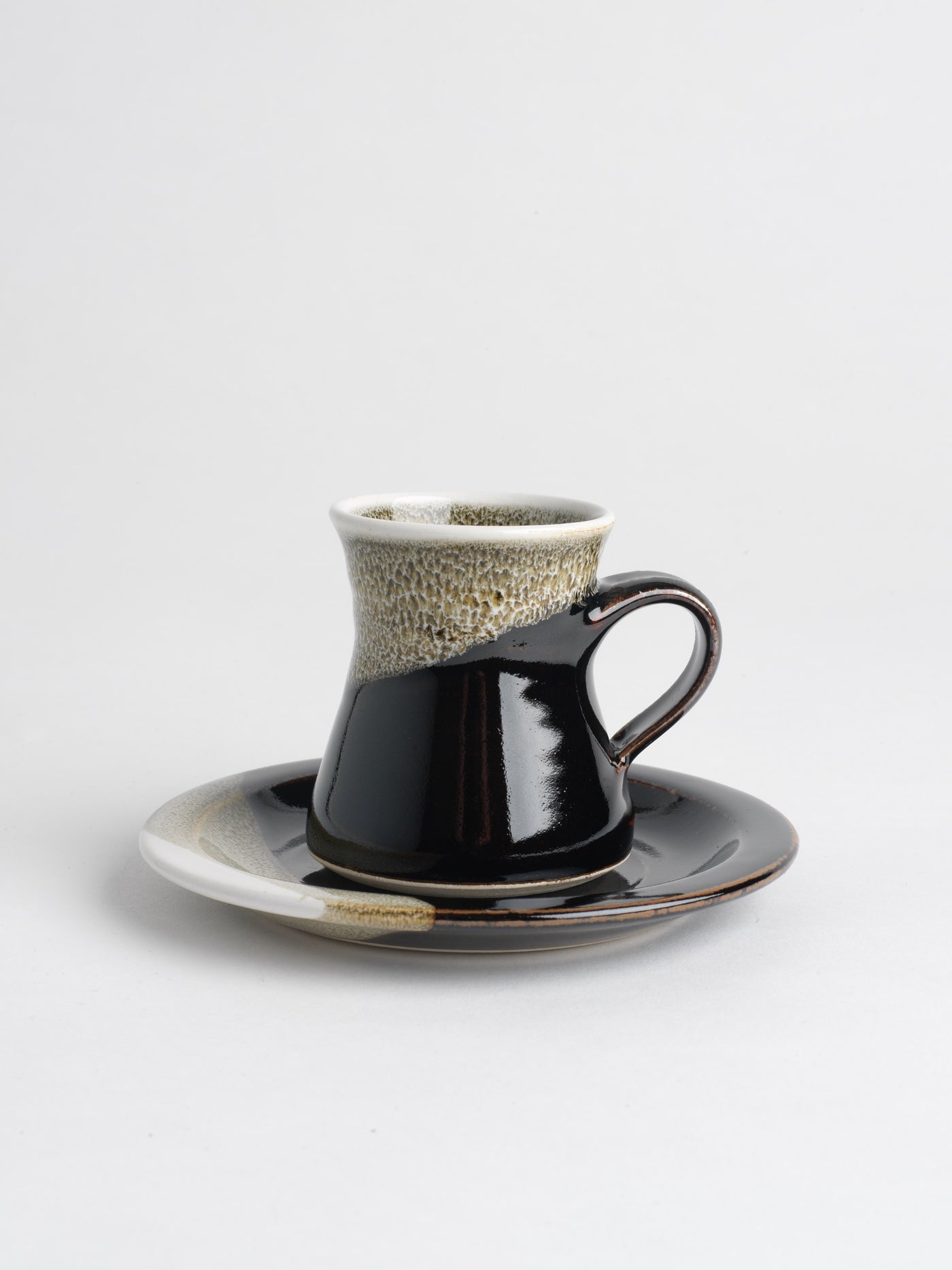 Coffee Cup & Saucer (1080) Louis Mulcahy Pottery