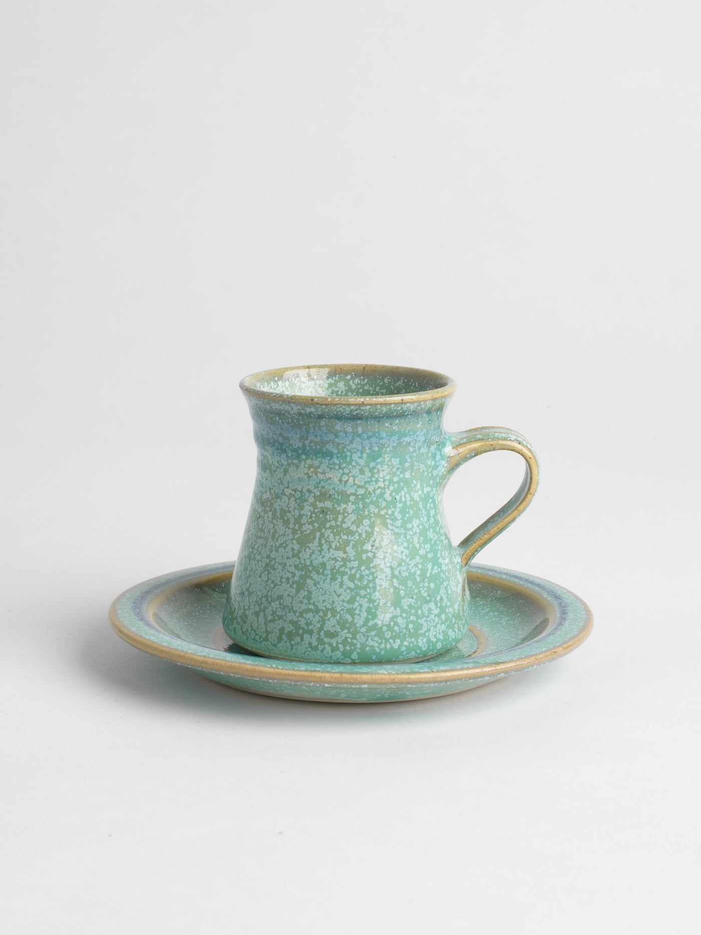 Coffee Cup & Saucer (1080) Louis Mulcahy Pottery