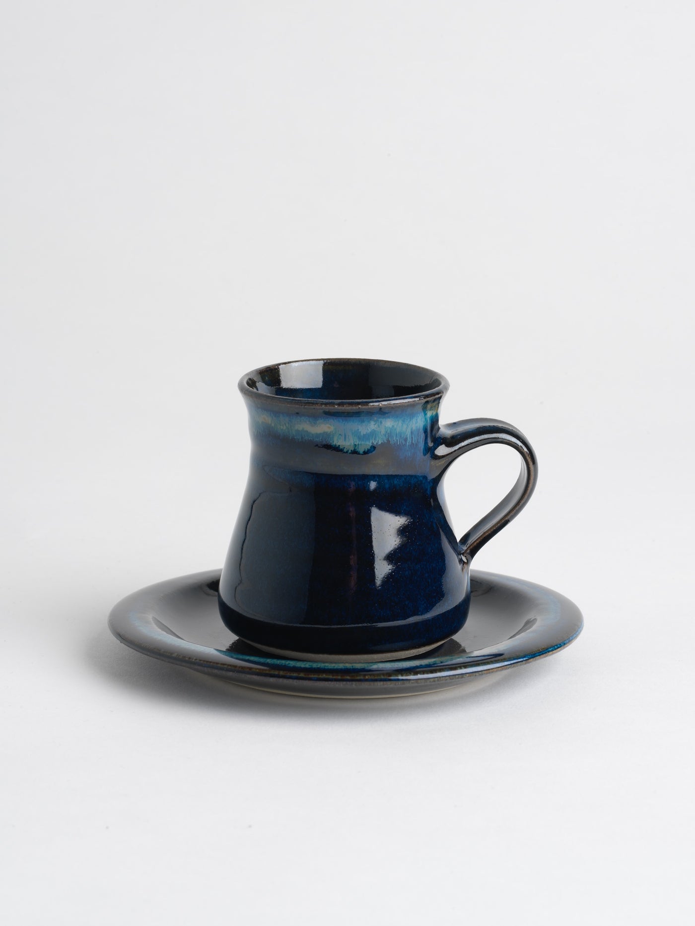 Coffee Cup & Saucer (1080) Louis Mulcahy Pottery