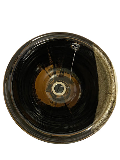 P3 Lg Wash Hand Basin (Double Glaze) (5011BW3_30) Louis Mulcahy Pottery
