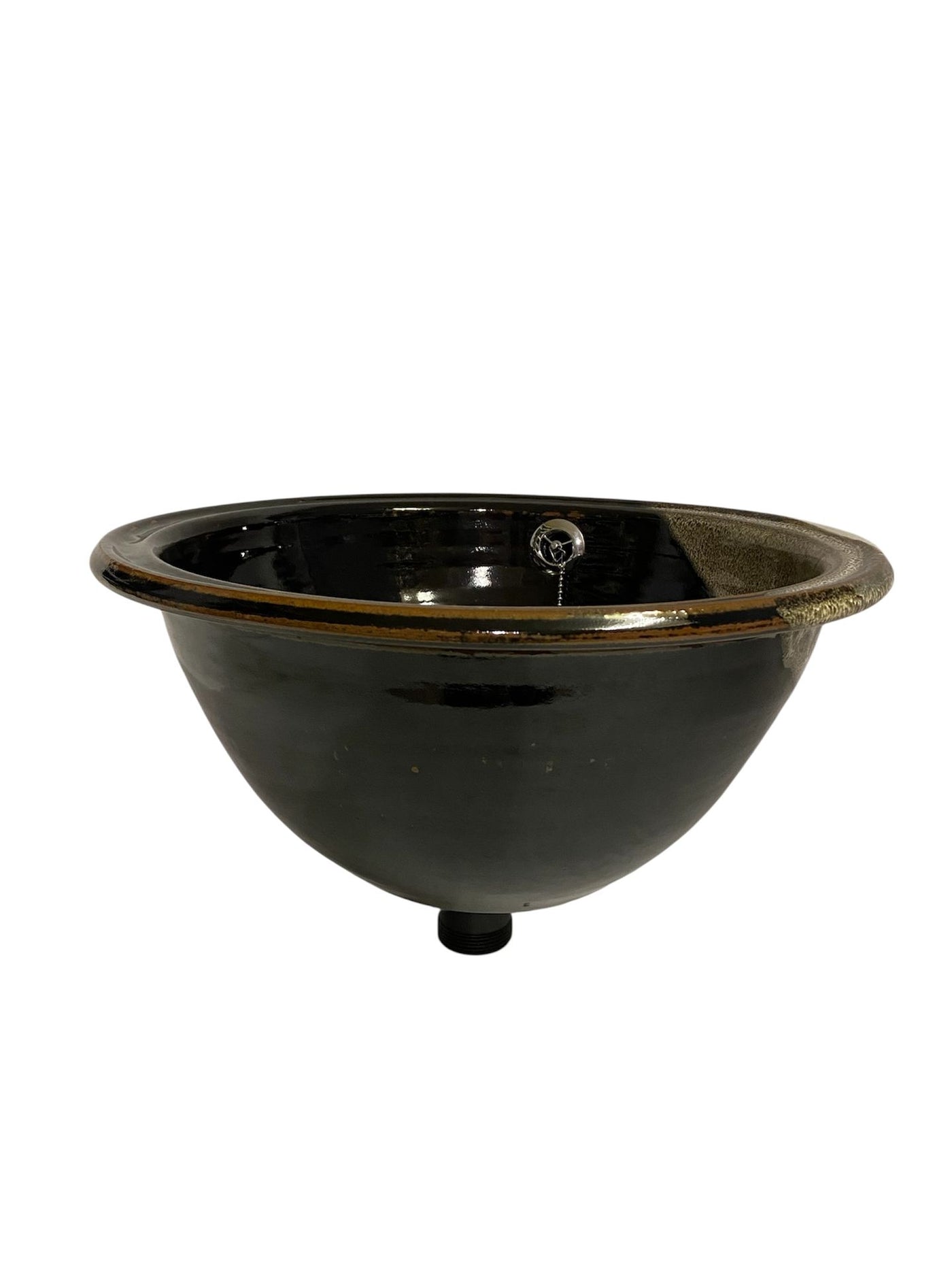 P3 Lg Wash Hand Basin (Double Glaze) (5011BW3_30) Louis Mulcahy Pottery