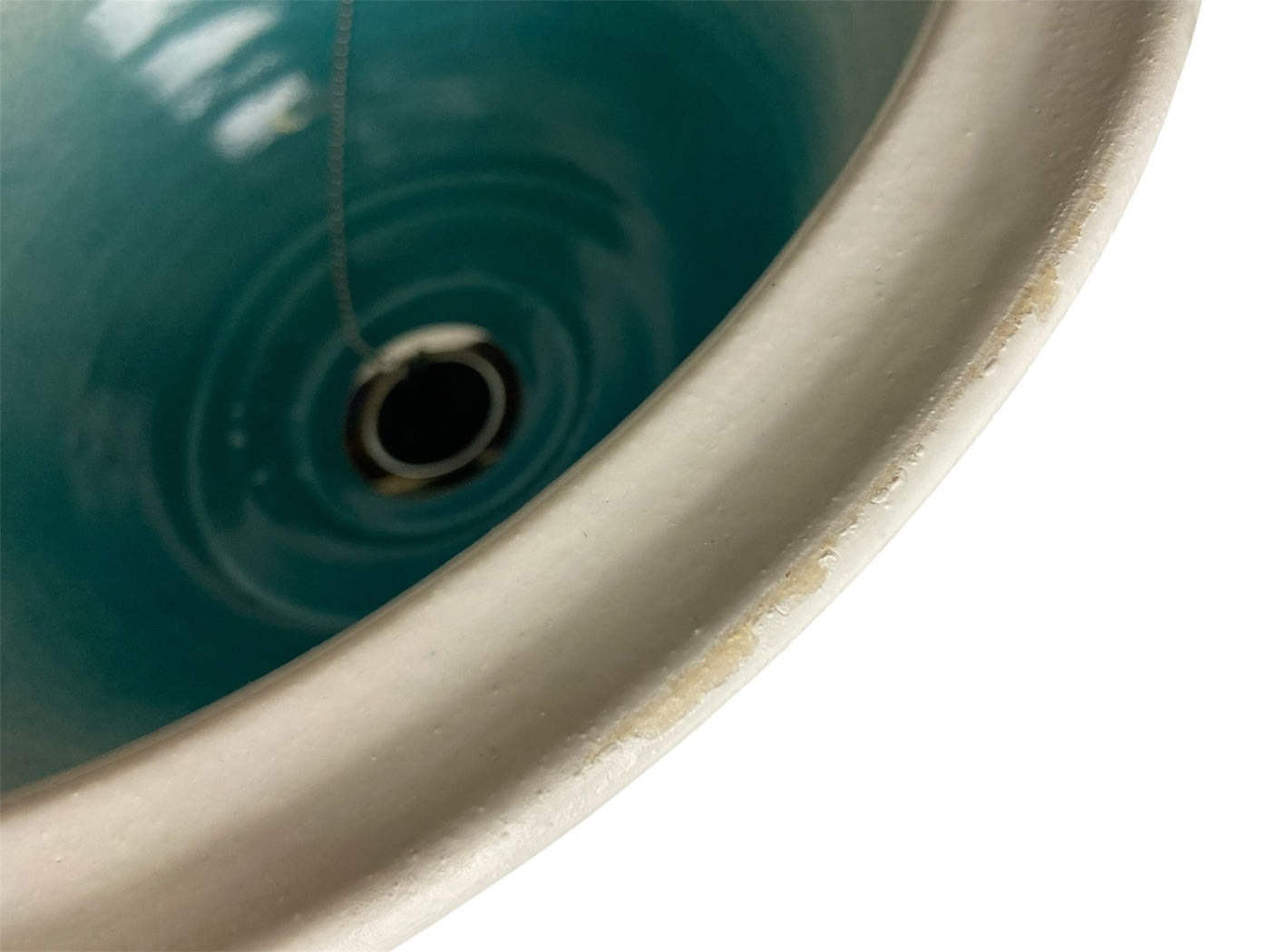 P3 Lg Wash Hand Basin (Double Glaze) (5011WQ3_30) Louis Mulcahy Pottery