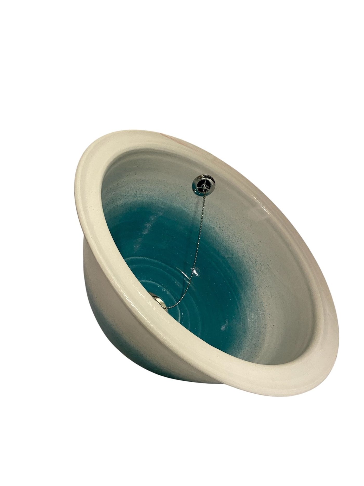P3 Lg Wash Hand Basin (Double Glaze) (5011WQ3_30) Louis Mulcahy Pottery