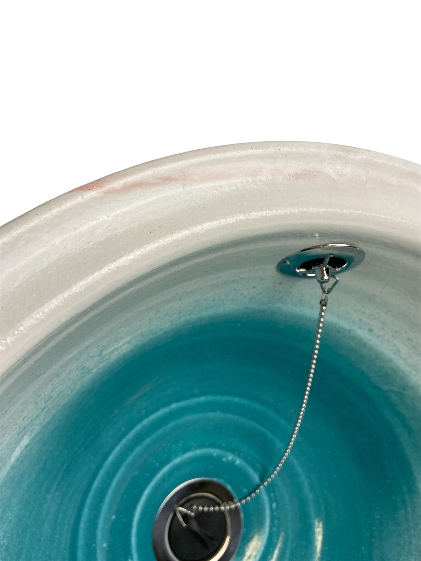 P3 Lg Wash Hand Basin (Double Glaze) (5011WQ3_30) Louis Mulcahy Pottery