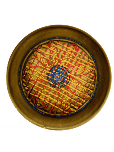 P3 Dinner Plate (126EZZ3_9) Louis Mulcahy Pottery