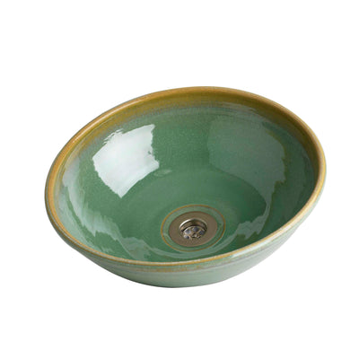 Sit on top hand basin (5014) Louis Mulcahy Pottery
