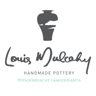 Flower Pot & Plate (315S) Louis Mulcahy Pottery
