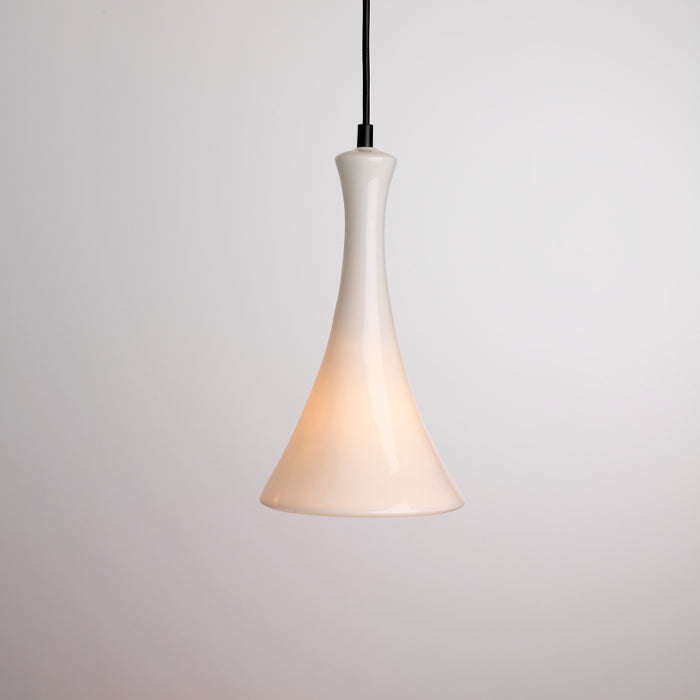 p Conical Ceiling Lamp (Straight) WP (P435EW1) Louis Mulcahy Pottery